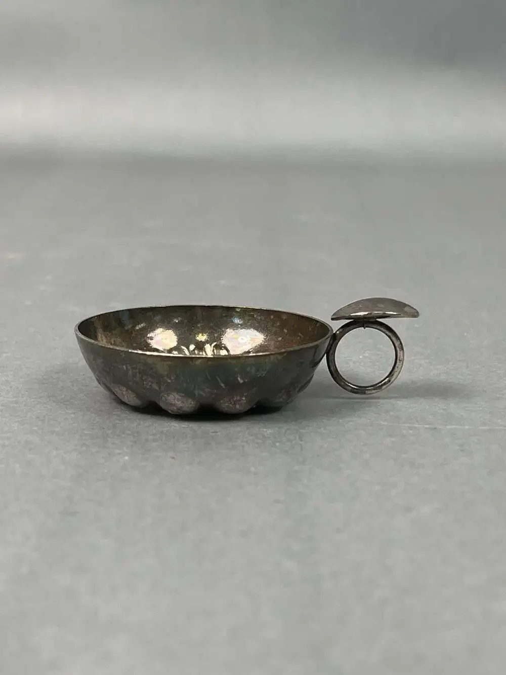 Vintage French Silver Plated Tastevin Wine Taster Sommelier Cup